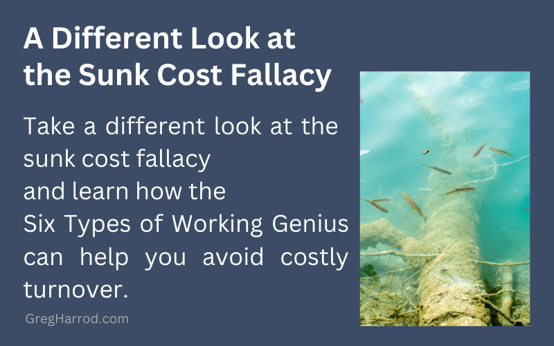 A Different Look at the Sunk Cost Fallacy